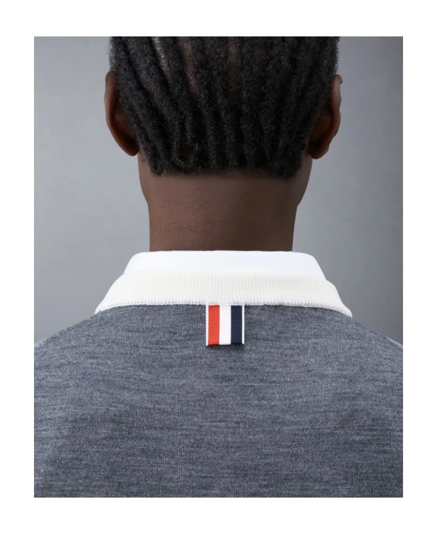 Rwb Striped Knitted Crewneck Jumper