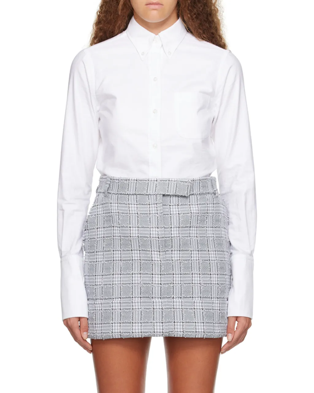 Logo-Patch Button-Up Poplin Shirt