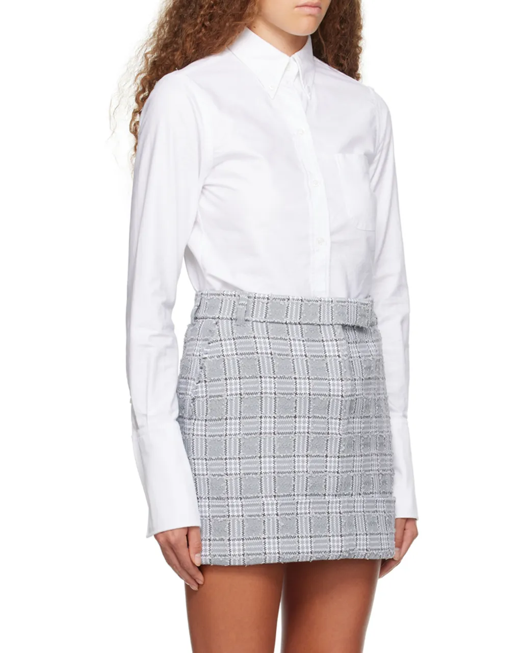 Logo-Patch Button-Up Poplin Shirt