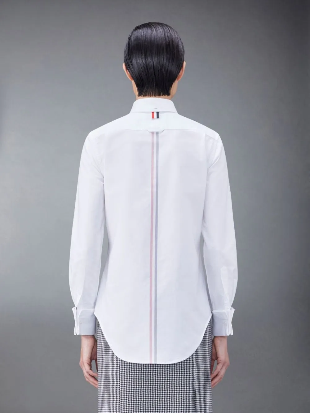 Logo-Patch Button-Up Poplin Shirt