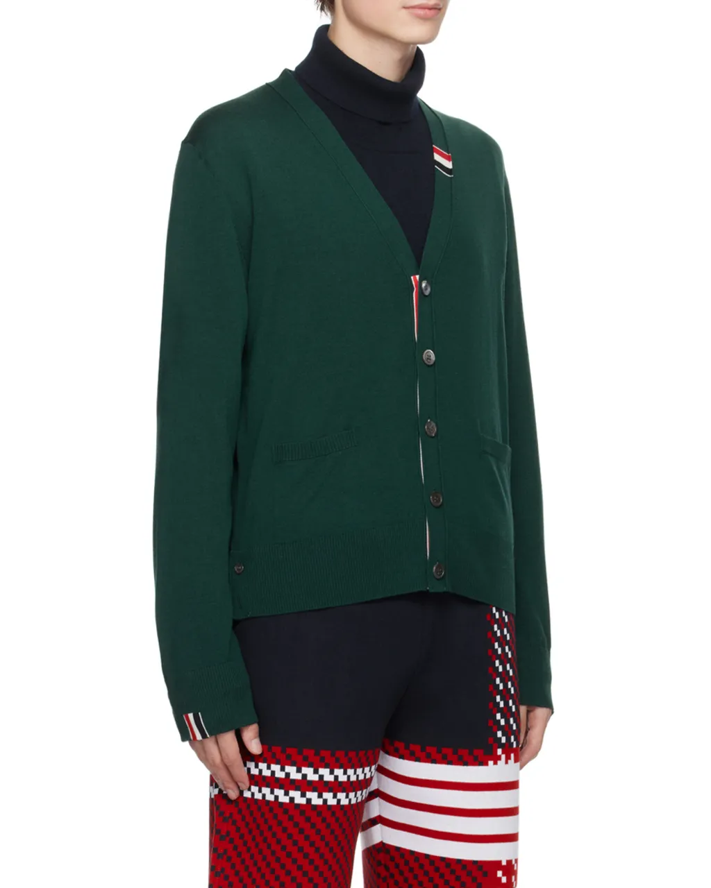 Button-Up Knitted Cardigan