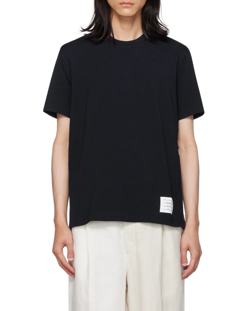 Logo Patch Crewneck T-Shirt