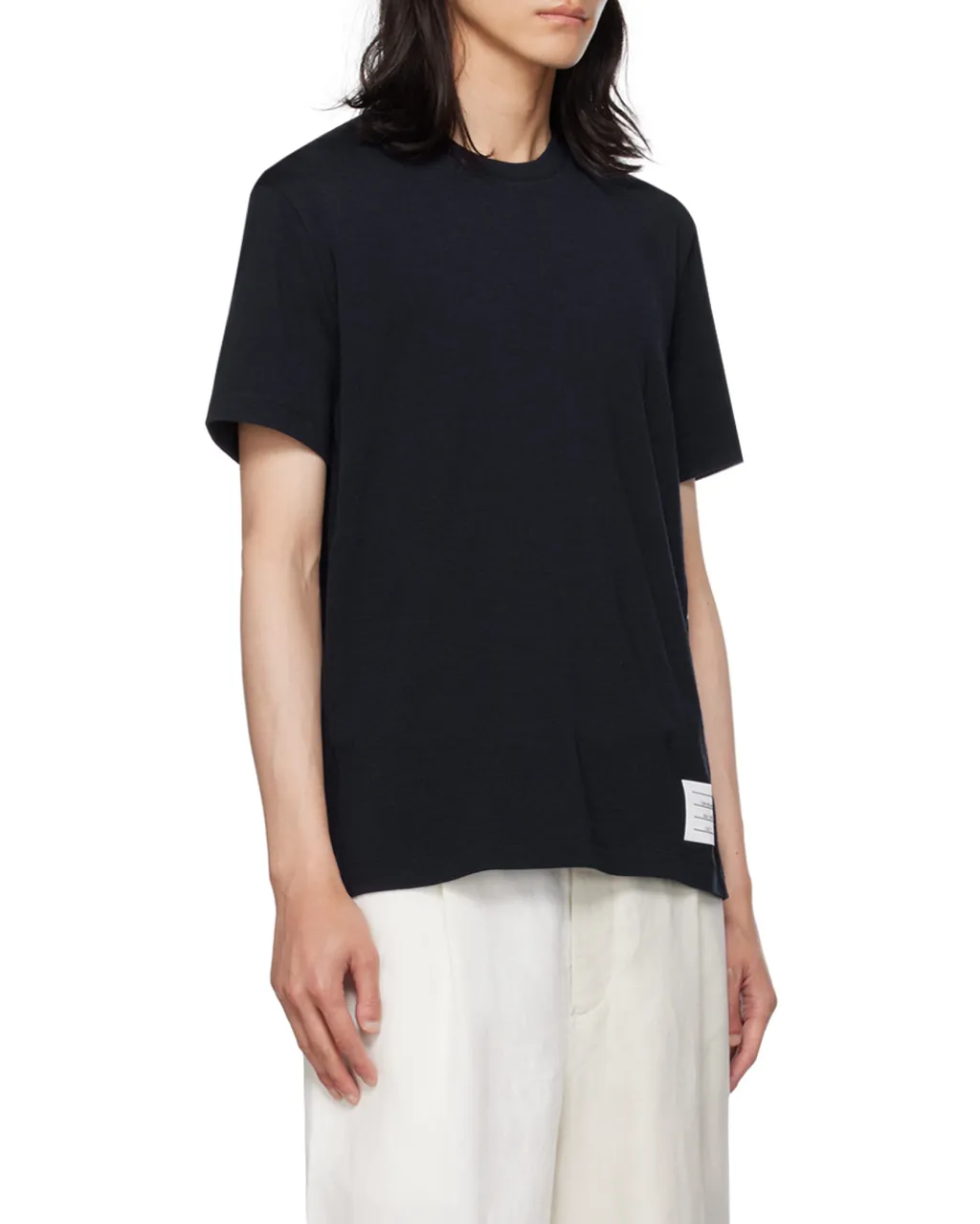 Logo Patch Crewneck T-Shirt