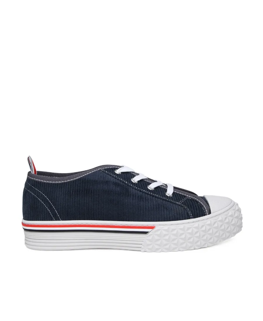 Round-Toe Lace-Up Sneakers