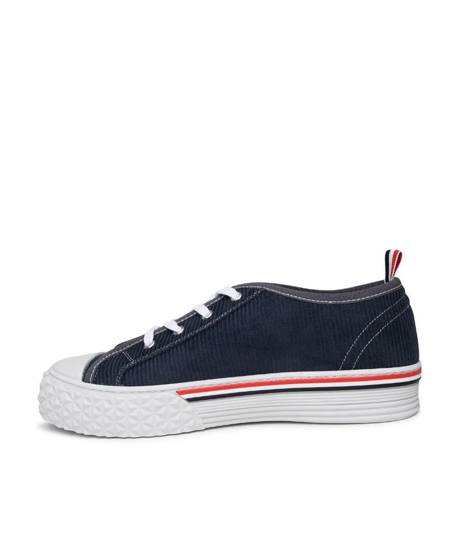 Round-Toe Lace-Up Sneakers