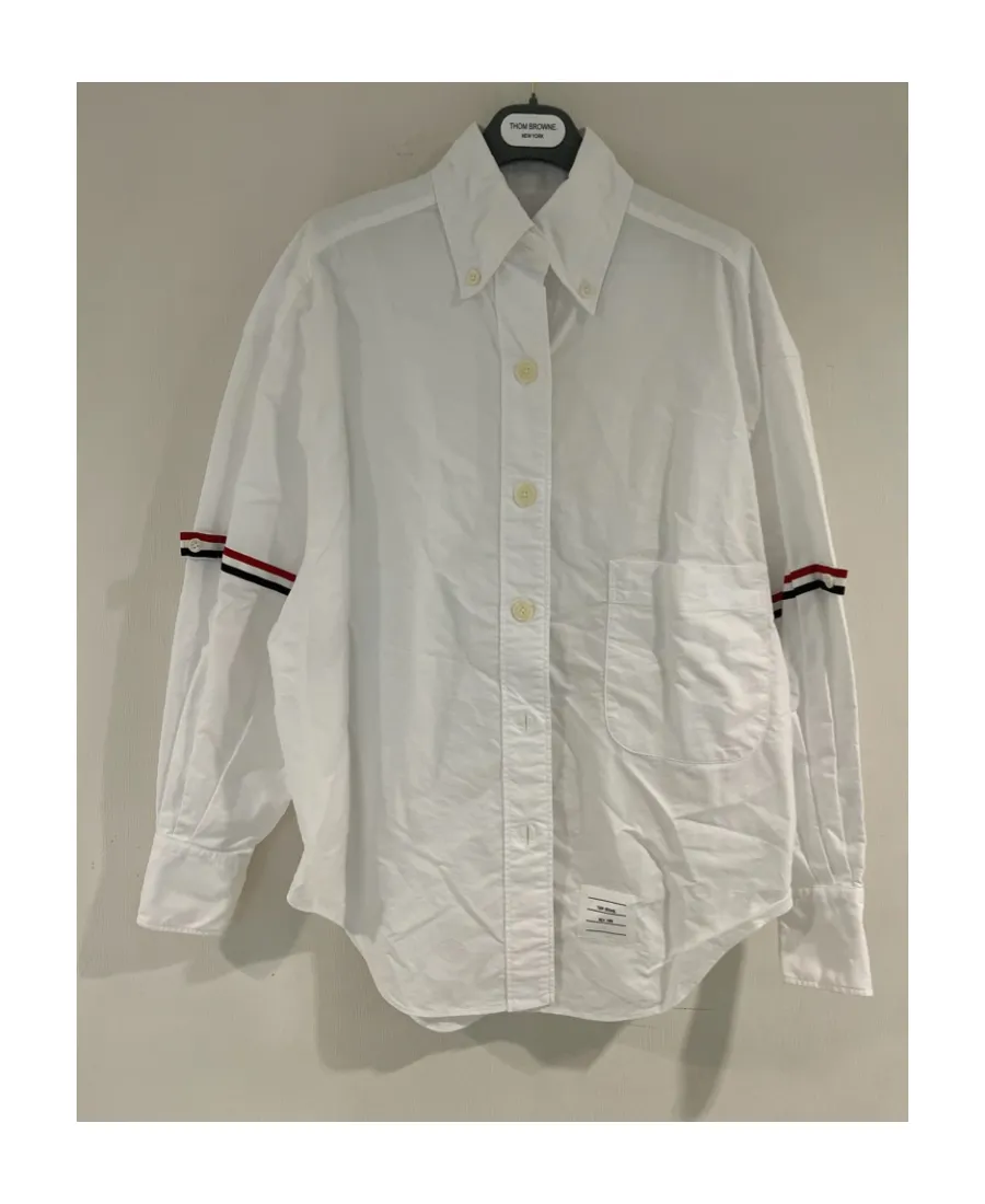 Rwb Stripe-Trim Cotton Shirt