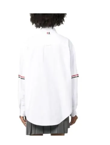 Rwb Stripe-Trim Cotton Shirt