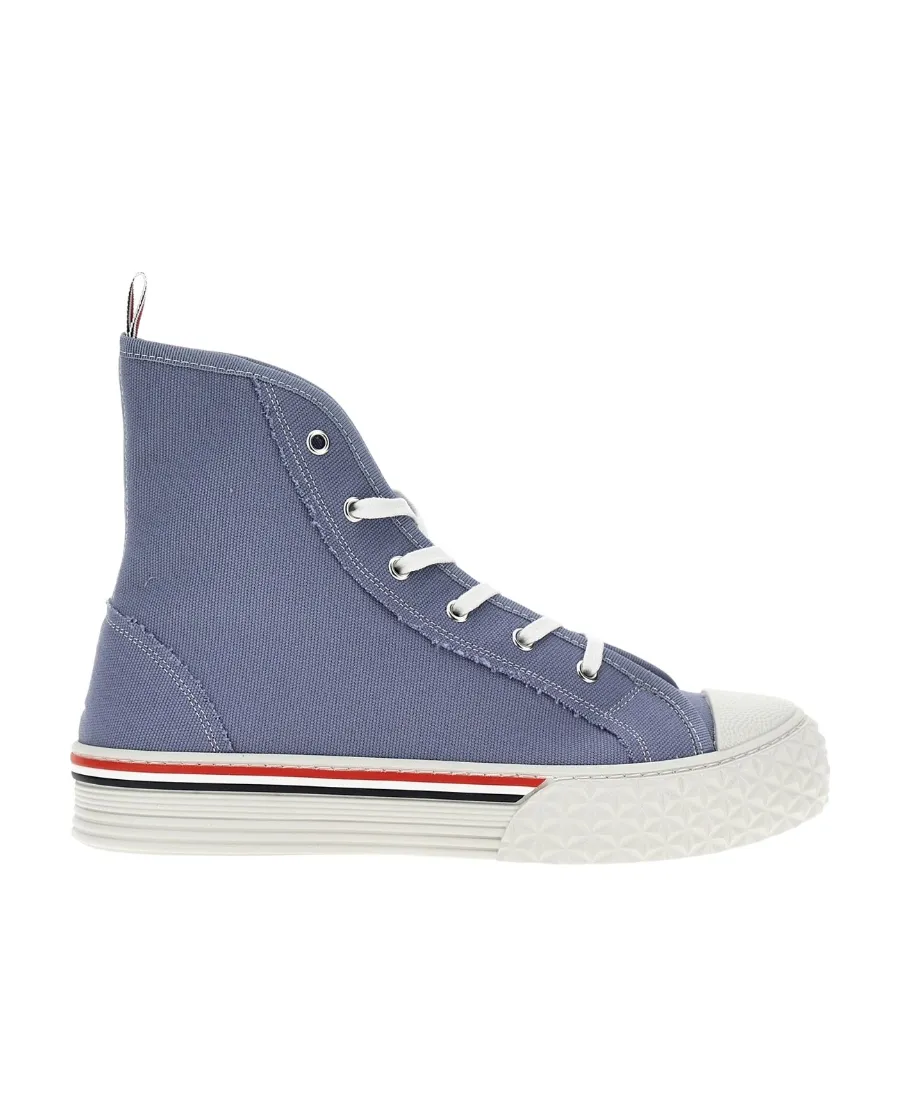 Rwb-Stripe Round-Toe Sneakers