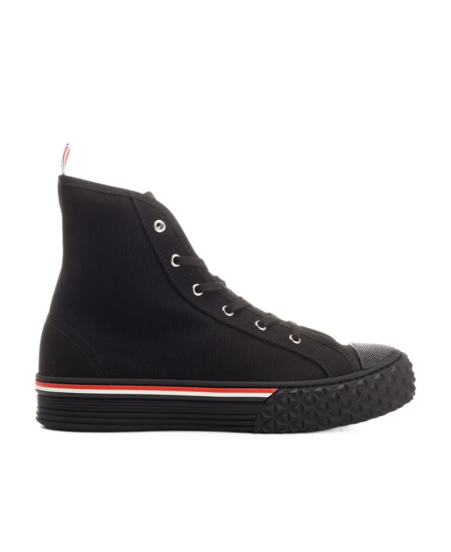 Rwb Striped Lace-Up Sneakers