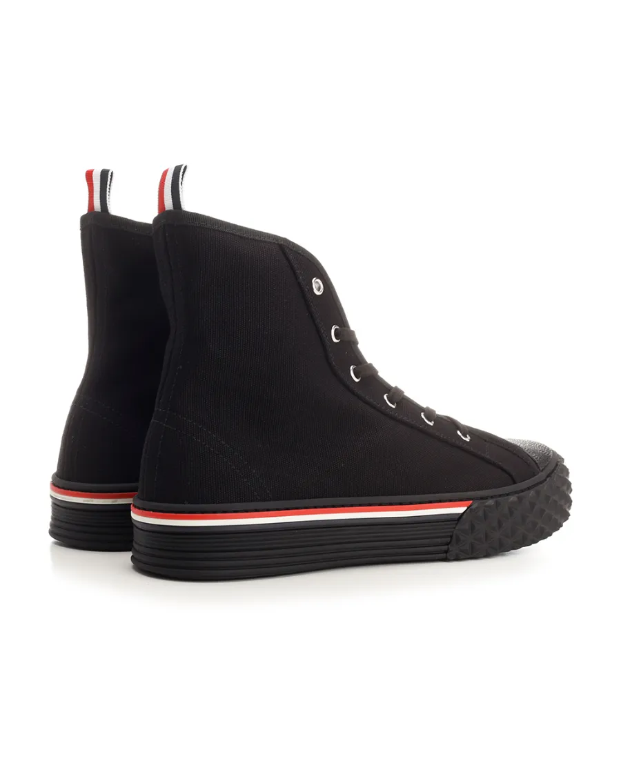 Rwb Striped Lace-Up Sneakers