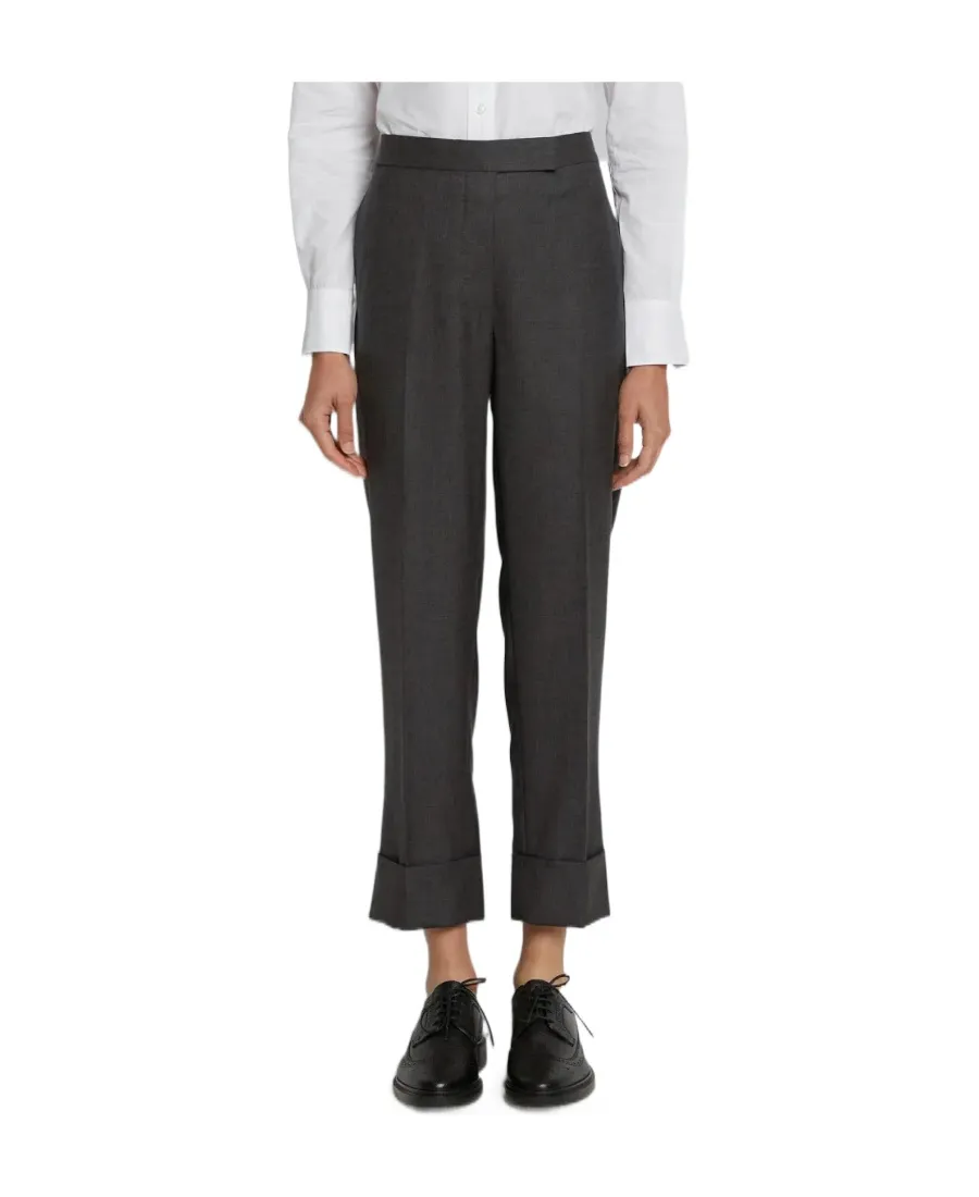 Super 120S Cropped Trousers
