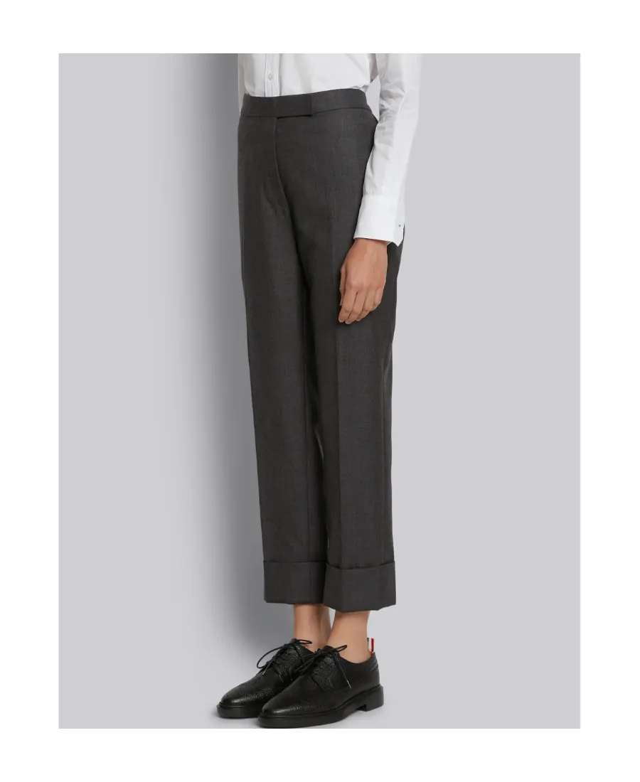 Super 120S Cropped Trousers