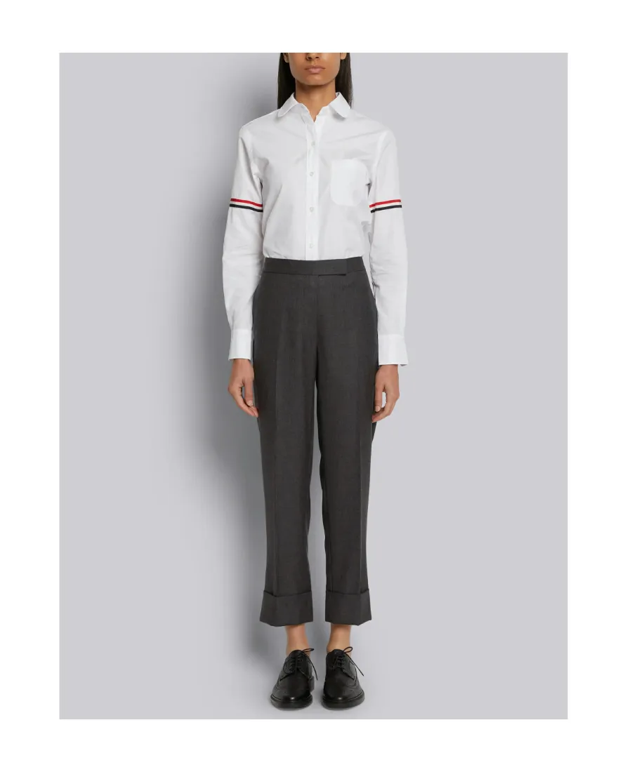 Super 120S Cropped Trousers
