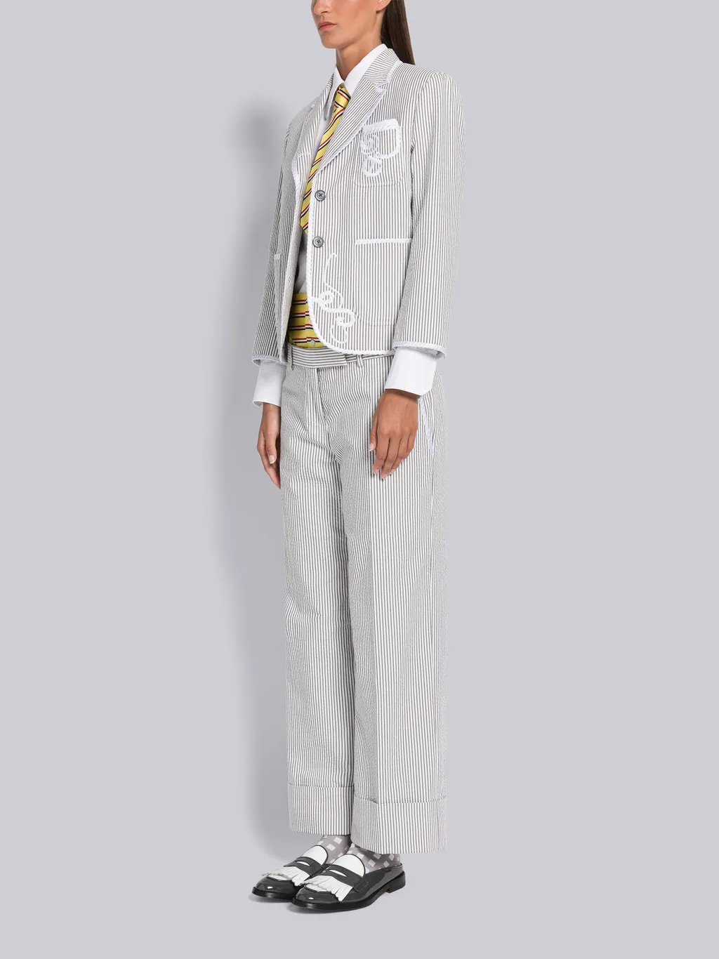 Kilt Varsity Slip-On Penny Loafers