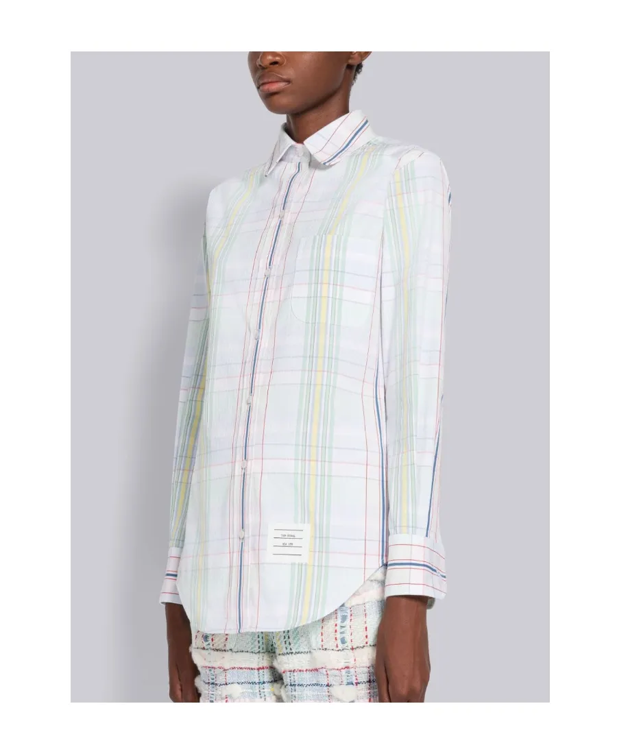 Checked Seersucker Shirt