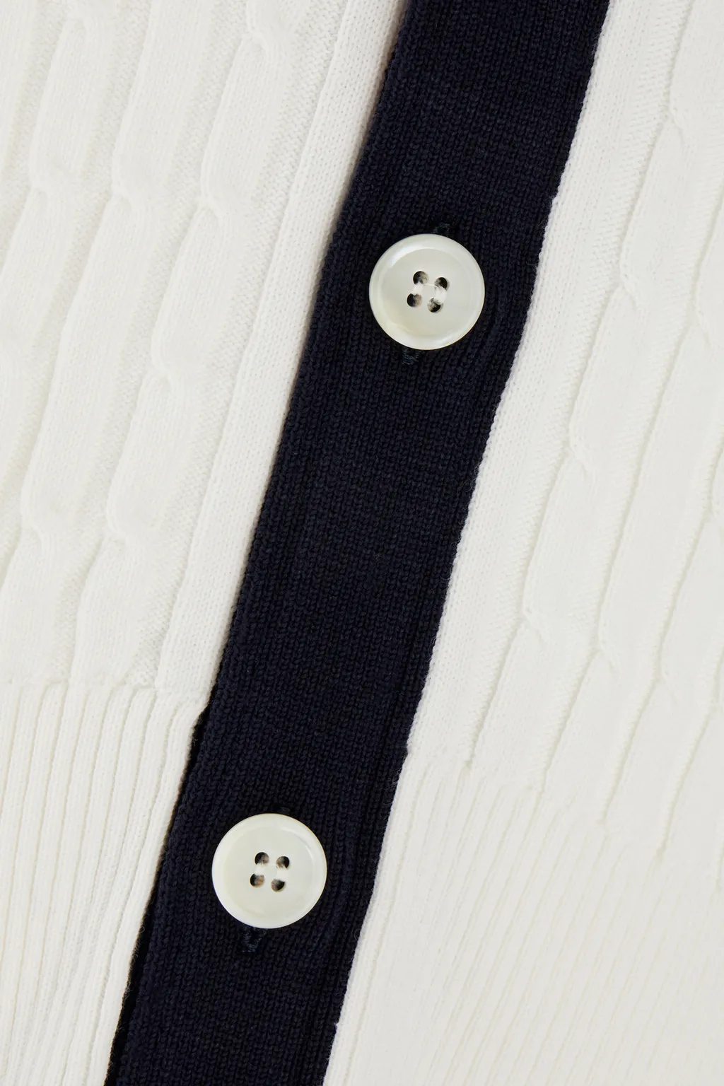 4-Bar V-Neck Cardigan