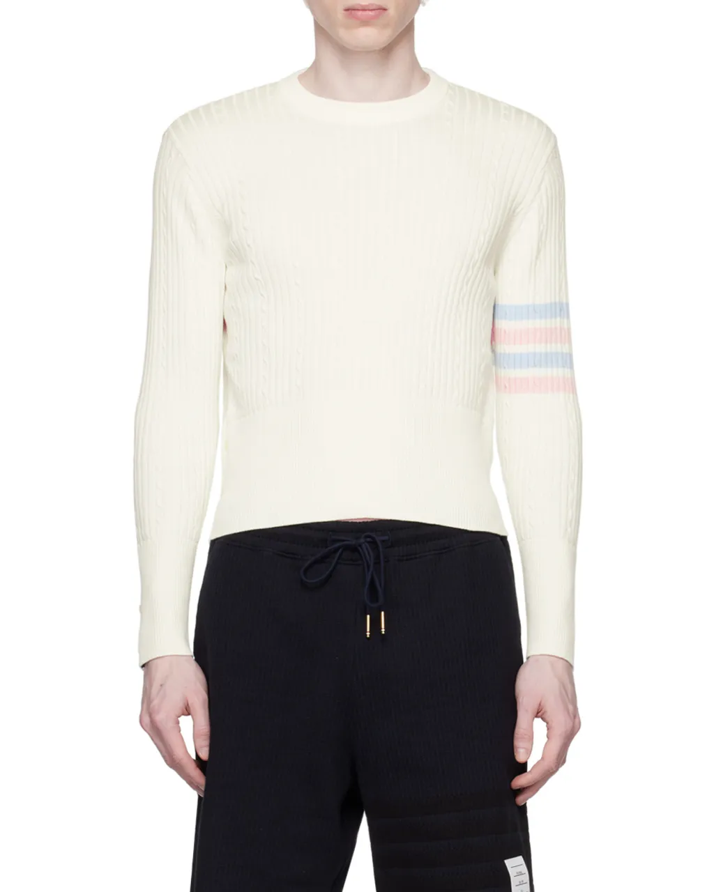 4-Bar Cable-Knit Jumper