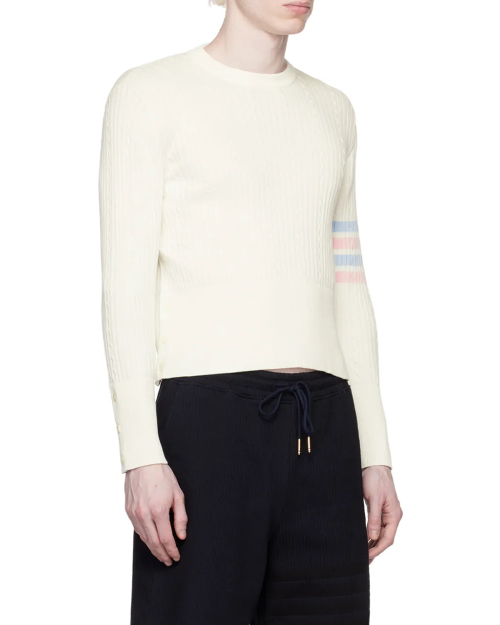 4-Bar Cable-Knit Jumper