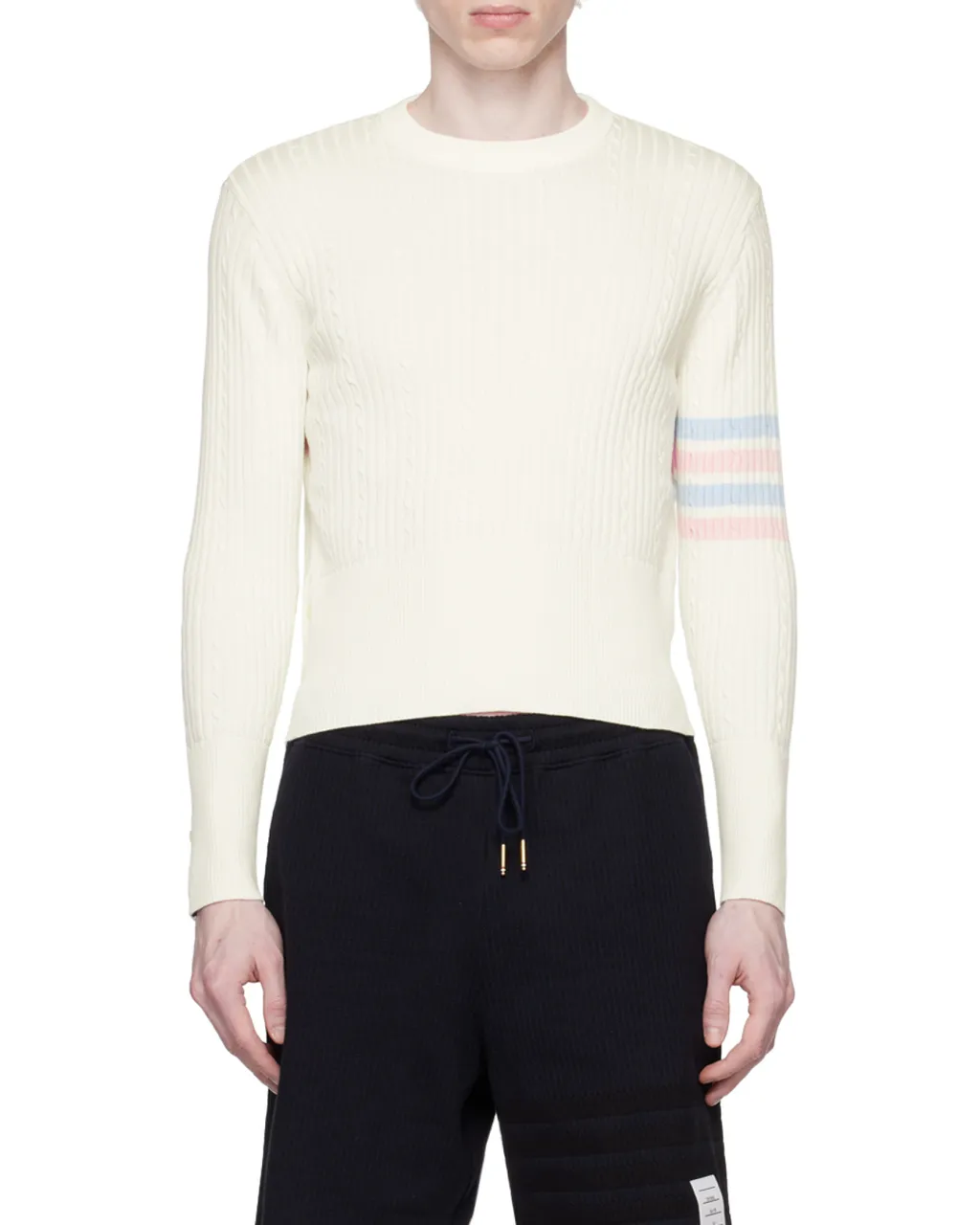 4-Bar Cable-Knit Jumper