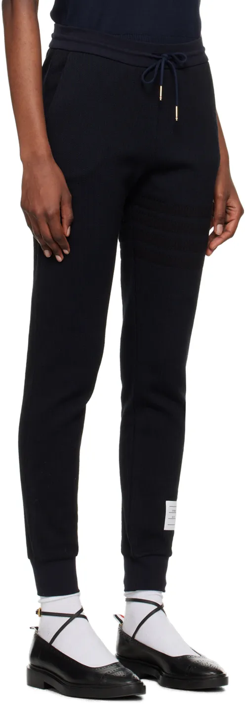 Seersucker Track Pants