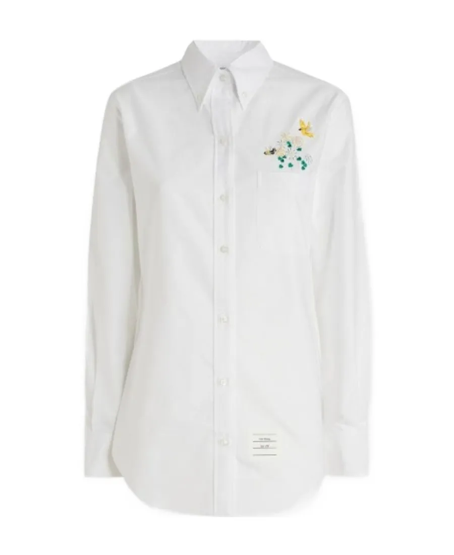Embroidered Long-Sleeve Shirt