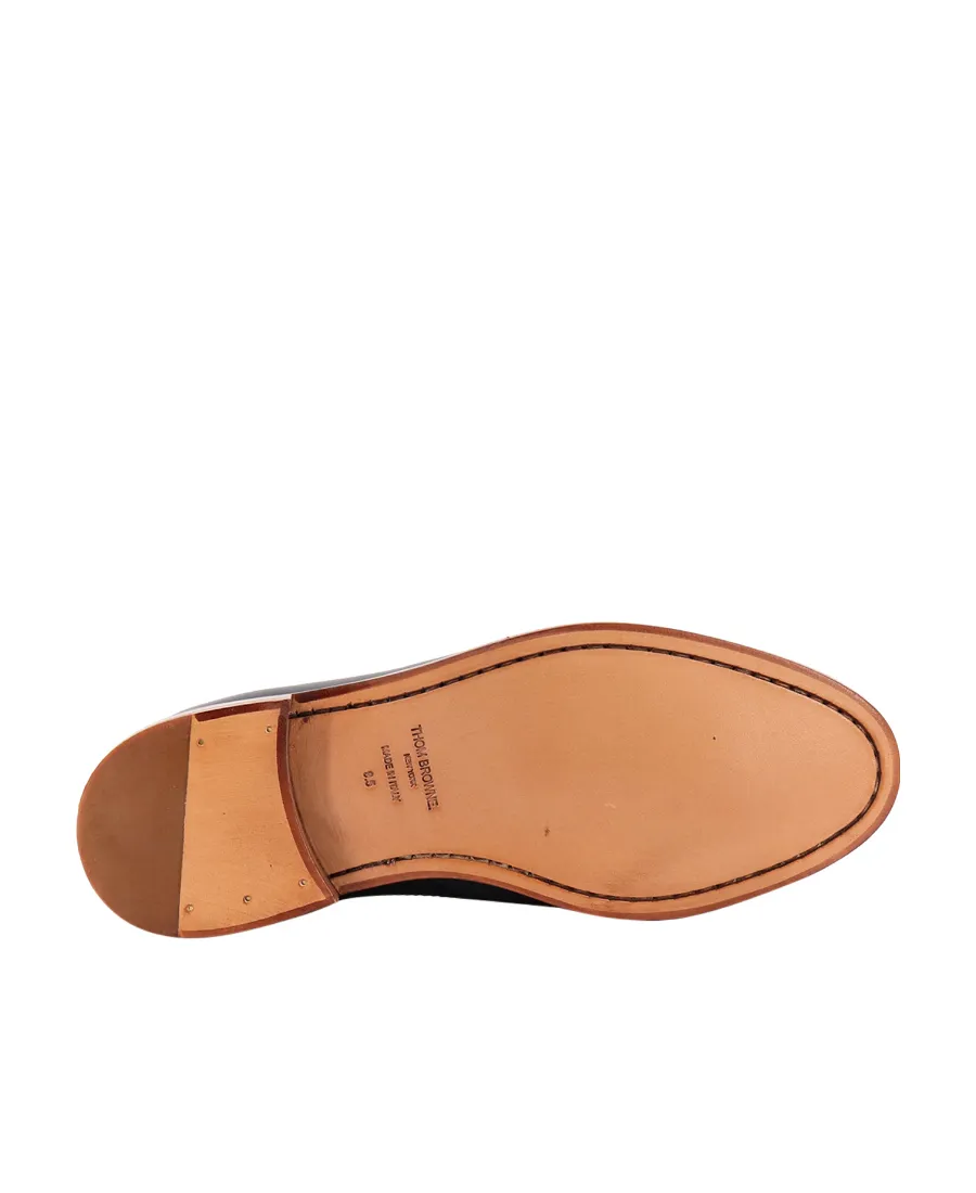 Two-Toned Lace-Up Loafers