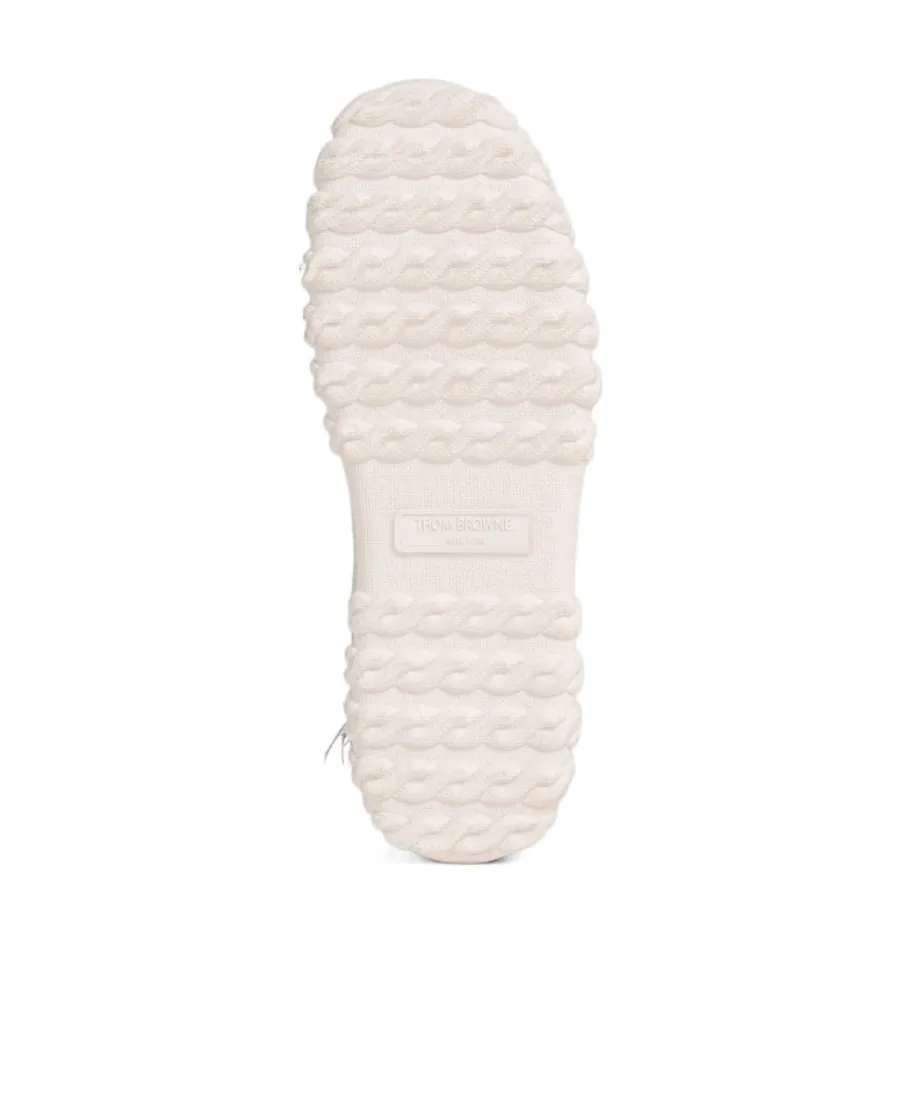 Lace-Up Frayed Sneakers