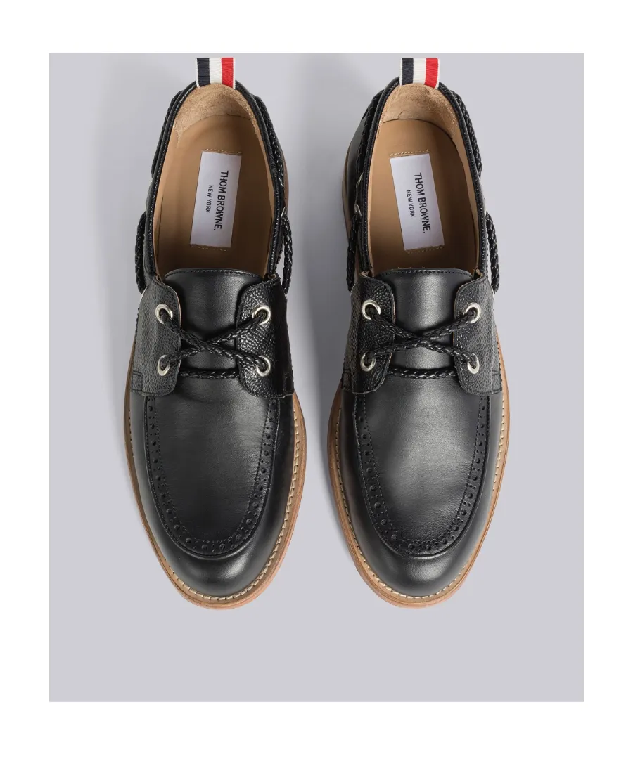 Lace-Up Boat Shoes