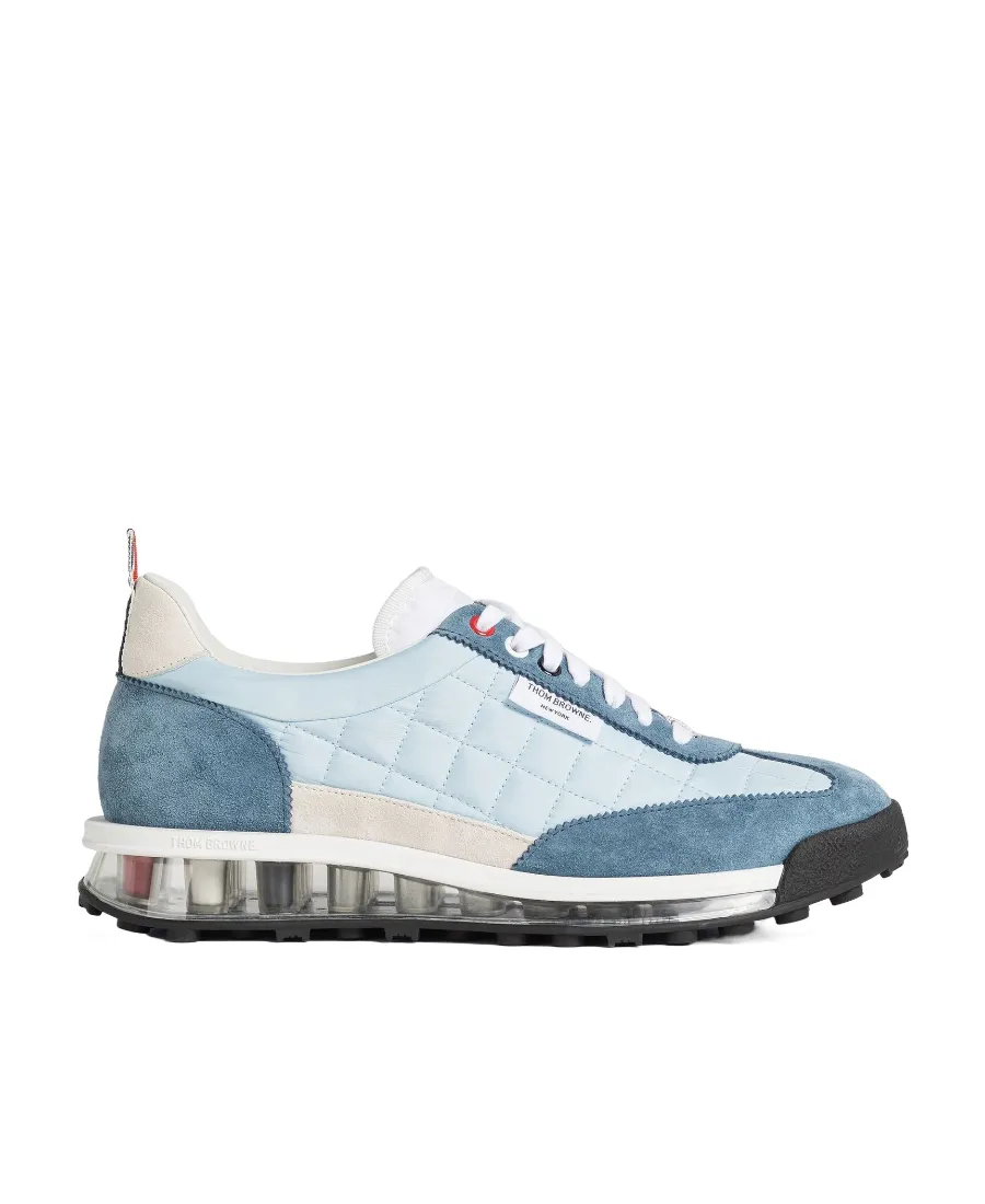 Quilted Lace-Up Sneakers