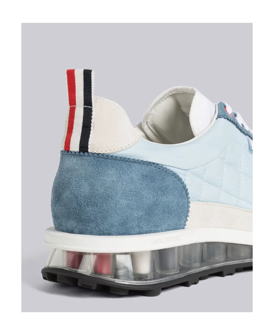 Quilted Lace-Up Sneakers