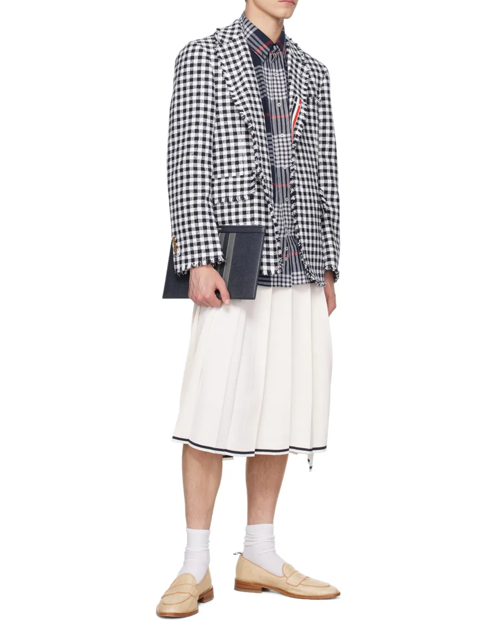 Plaid-Check Short-Sleeve Shirt