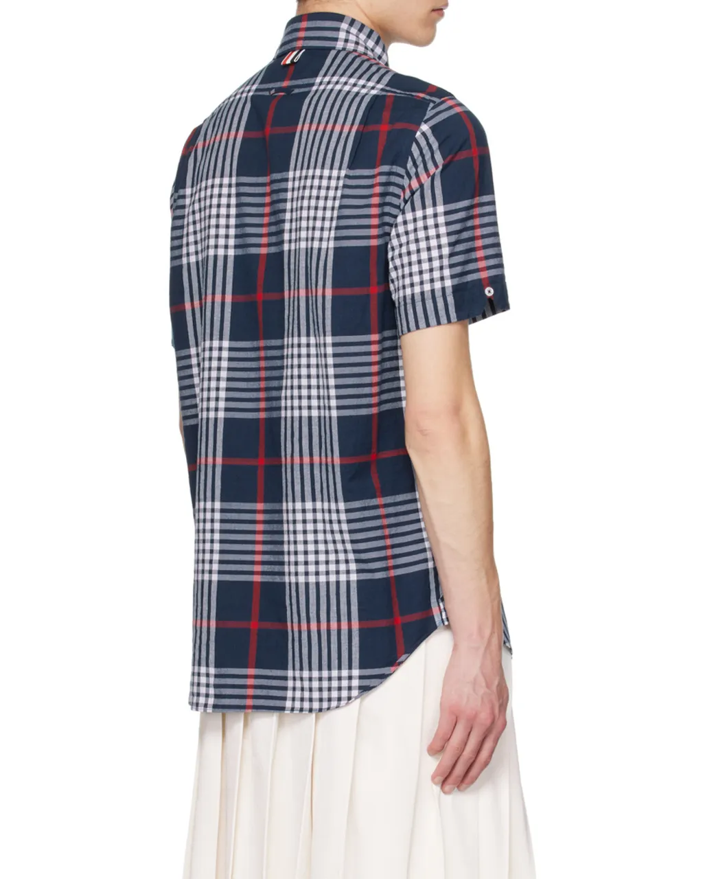 Plaid-Check Short-Sleeve Shirt