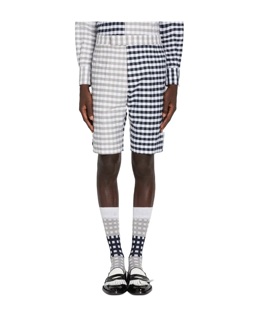 Gingham Check Tailored Shorts
