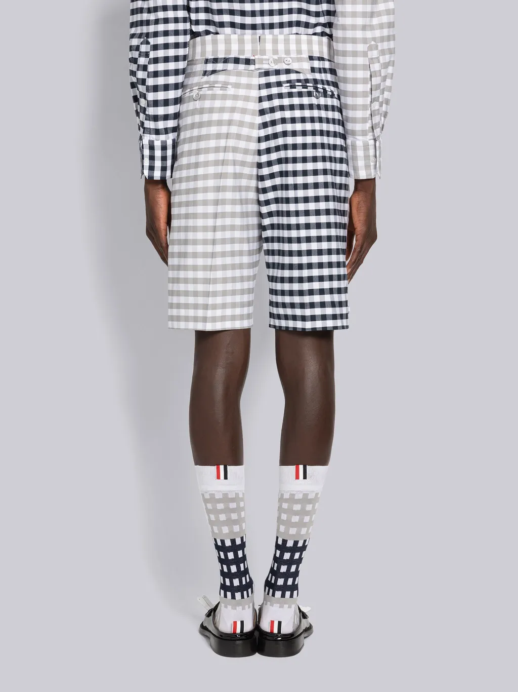 Gingham Check Tailored Shorts