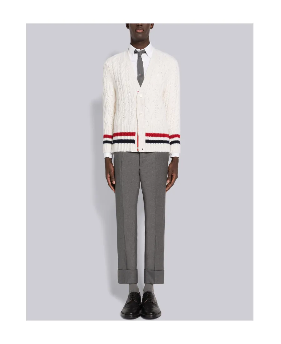 Rwb Striped Knit Cardigan