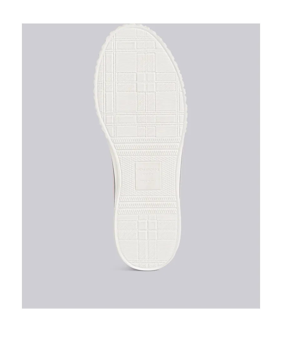 Collegiate Madras-Print Low-Top Sneakers