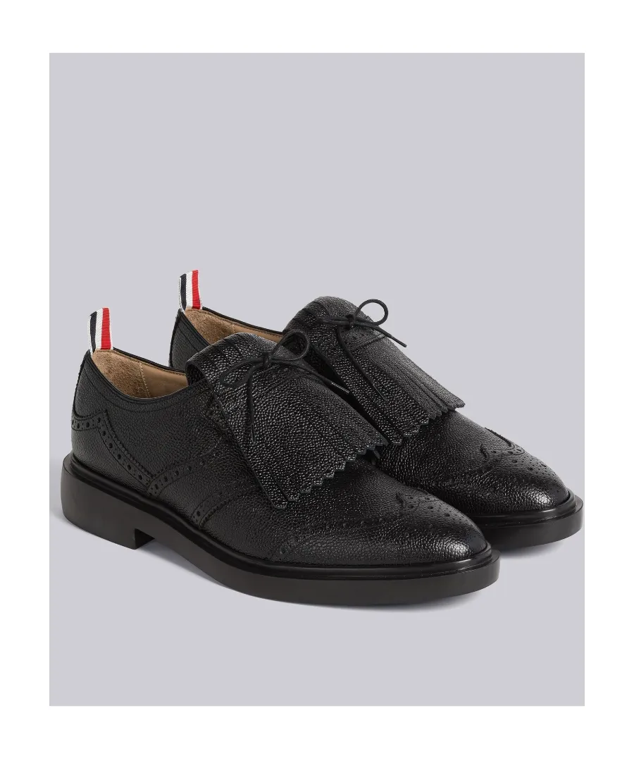 Tassel-Trim Leather Brogues