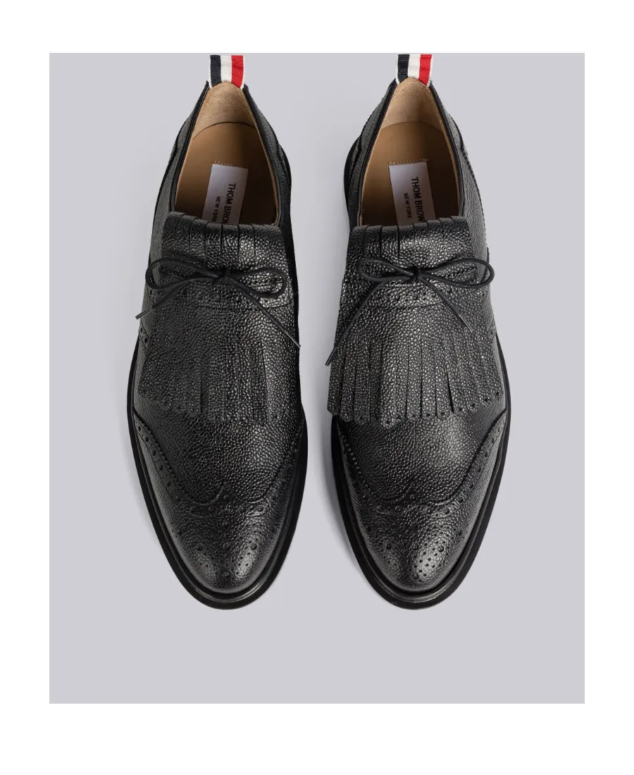 Tassel-Trim Leather Brogues