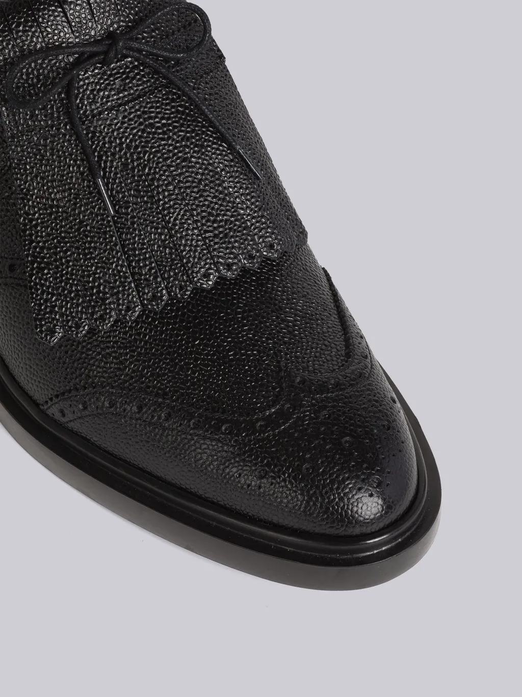 Tassel-Trim Leather Brogues