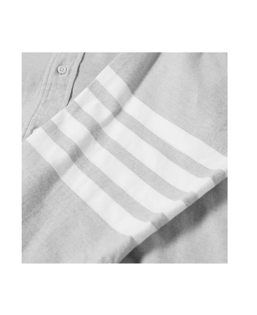 4-Striped Flannel Shirt