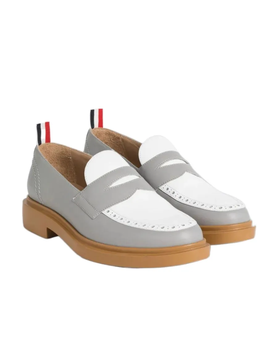 Two-Toned Penny Loafers