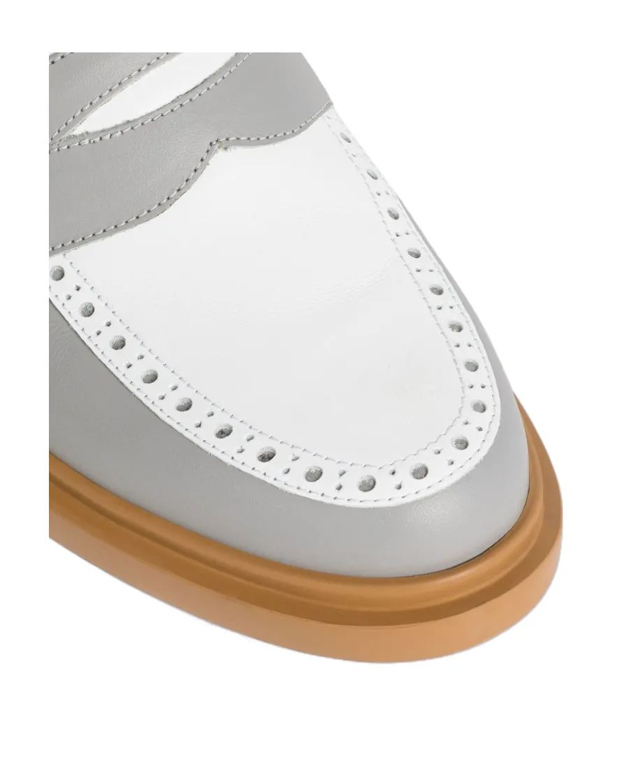 Two-Toned Penny Loafers