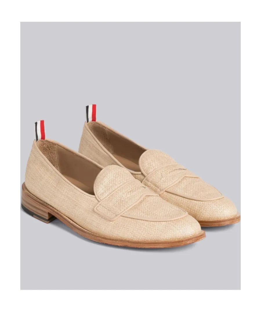 Woven Detailed Loafers