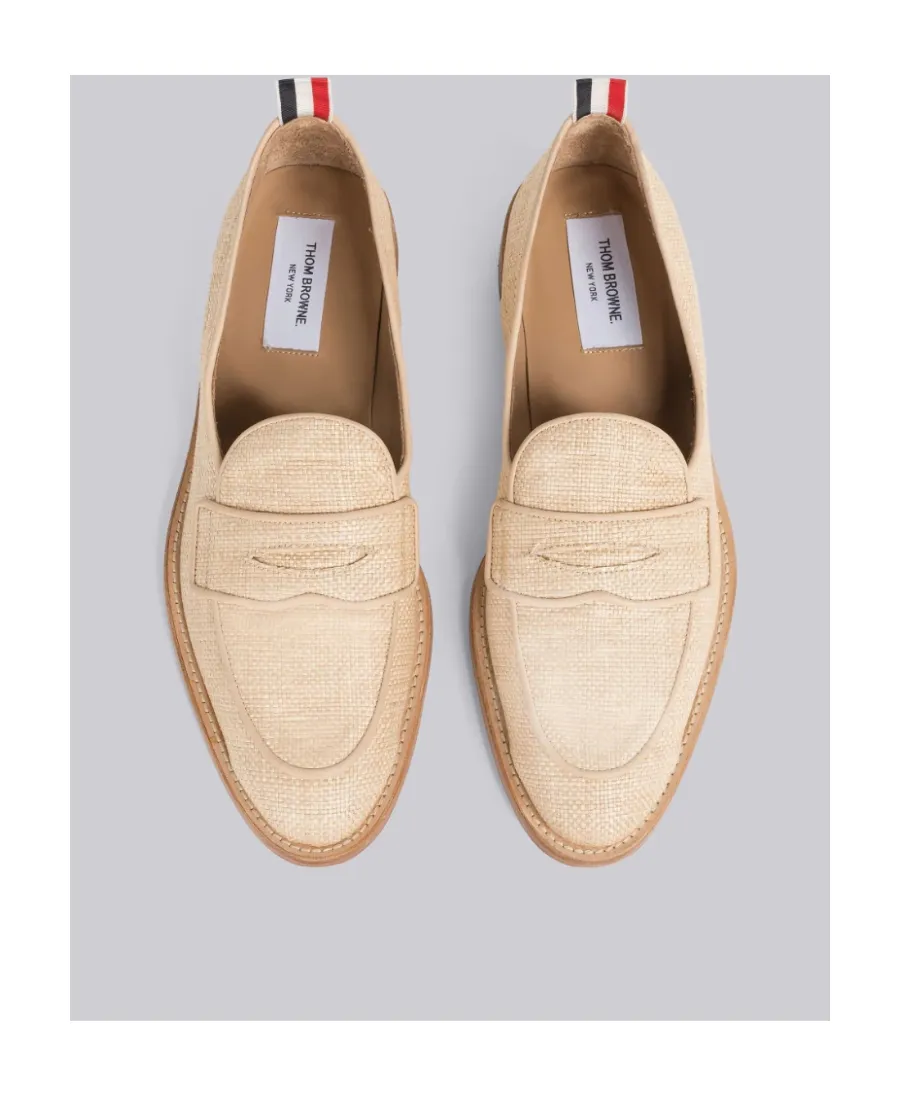Woven Detailed Loafers