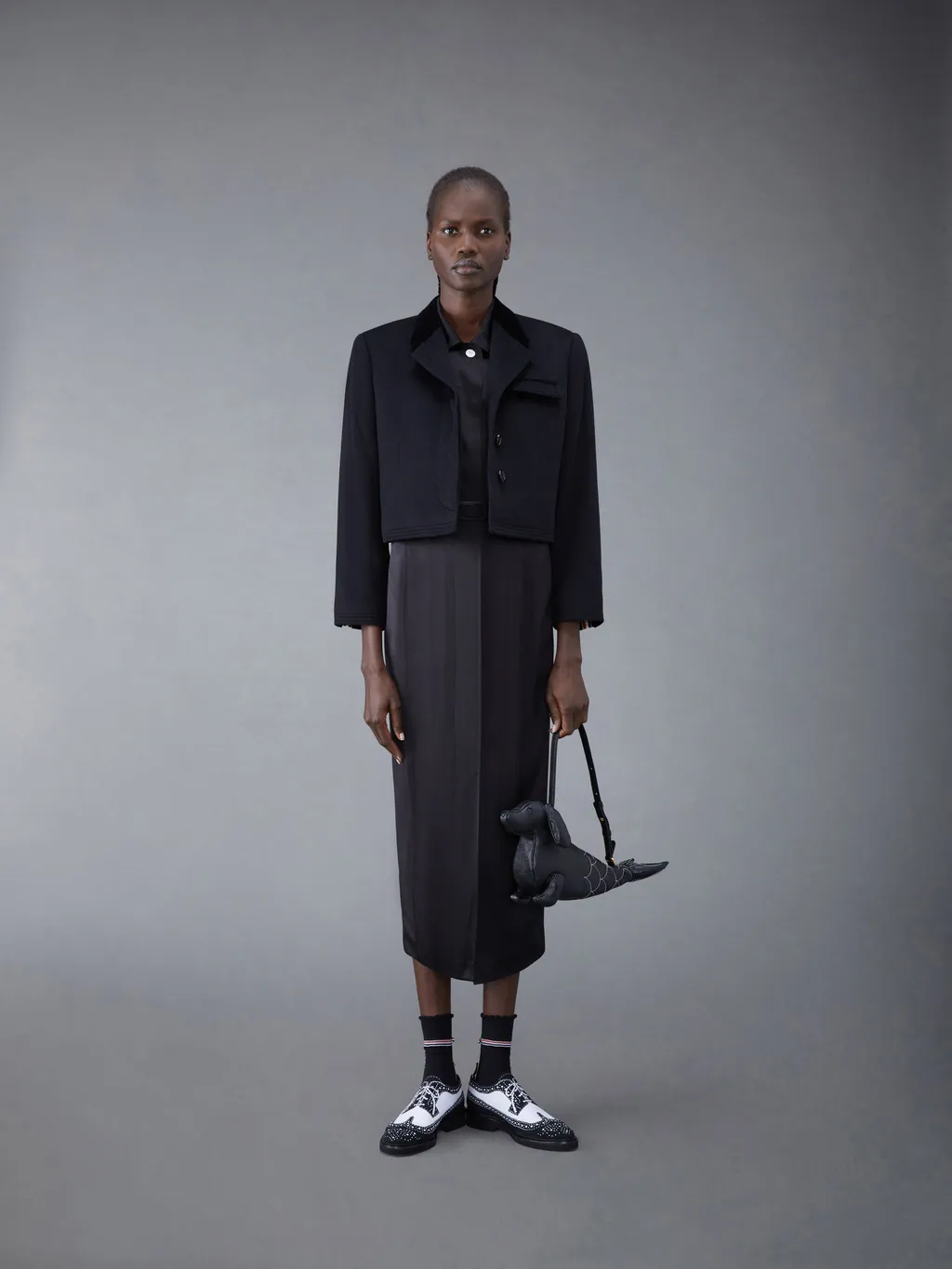 Belted-Waist Satin Shirtdress