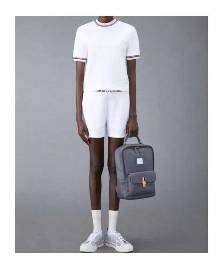 Logo Patch Drawstring Shorts
