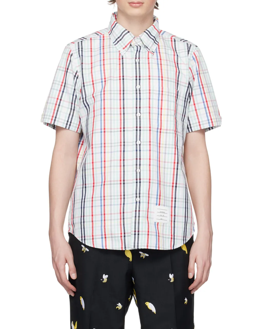 Checkered Short-Sleeve Shirt