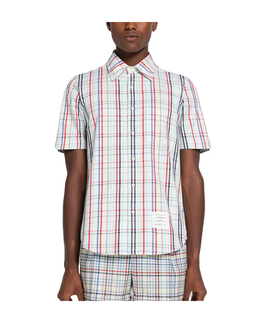 Checkered Short-Sleeve Shirt