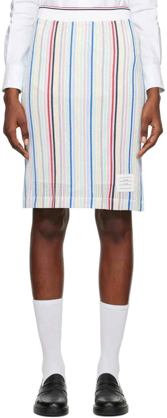 Striped Knitted Skirt