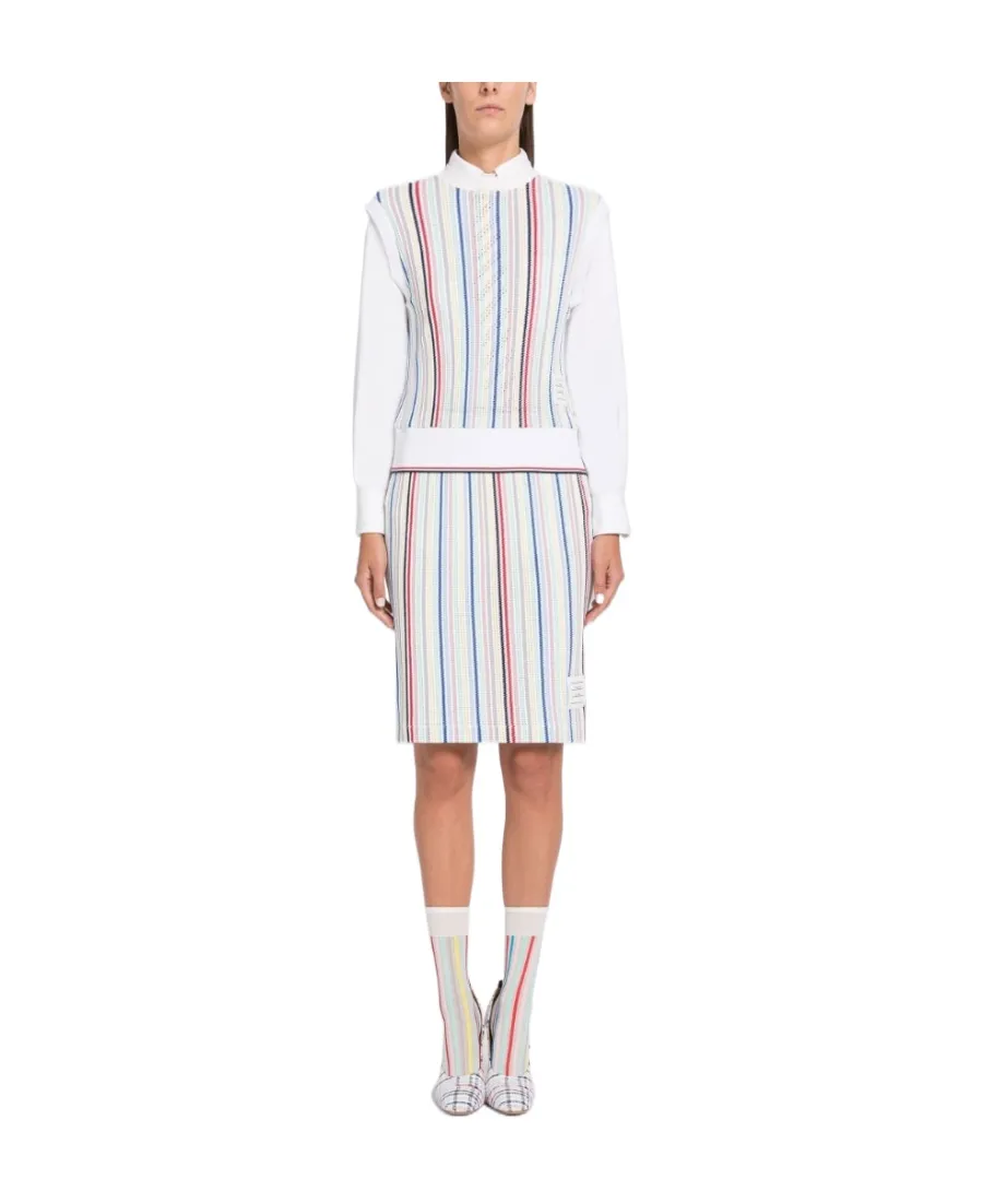 Striped Knitted Skirt